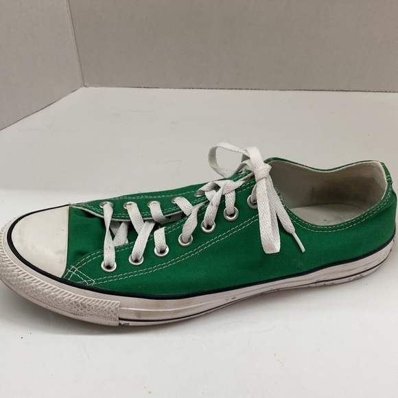 Converse Unisex M 12 W 14 green sneakers - Picture 9 of 11